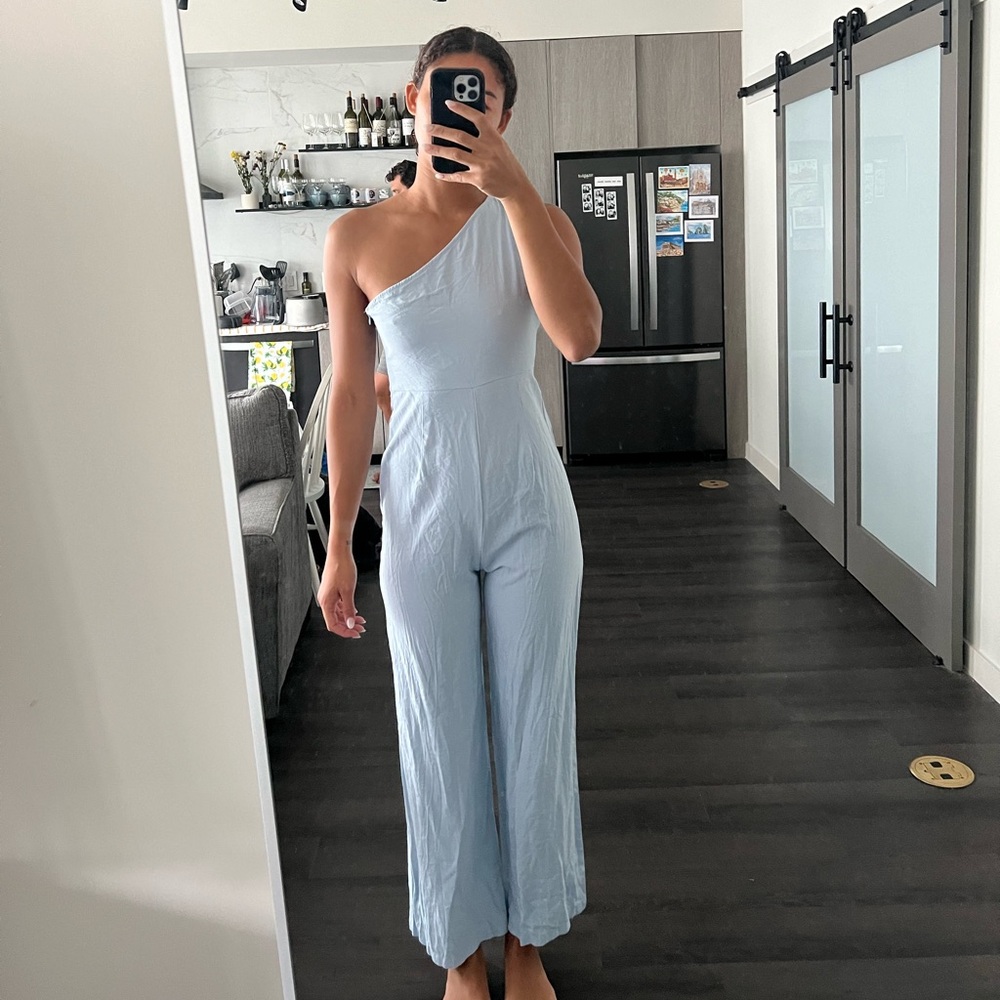 Light blue jumpsuit